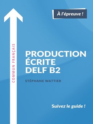 cover image of Production écrite DELF B2
